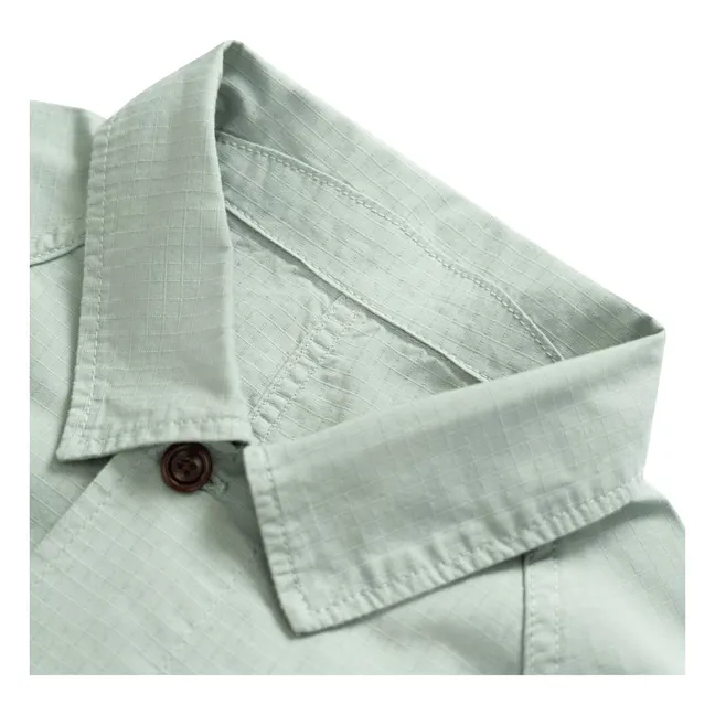Giacca Foh in cotone organico Ripstop | Salvia
