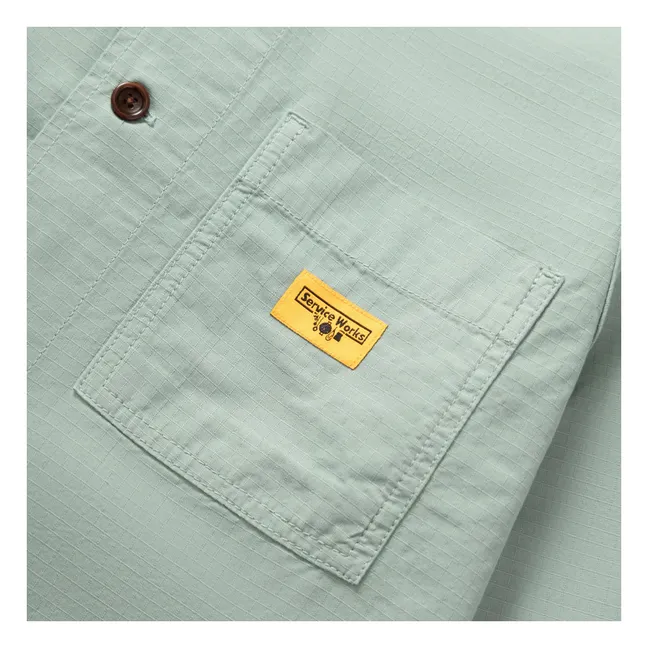 Giacca Foh in cotone organico Ripstop | Salvia