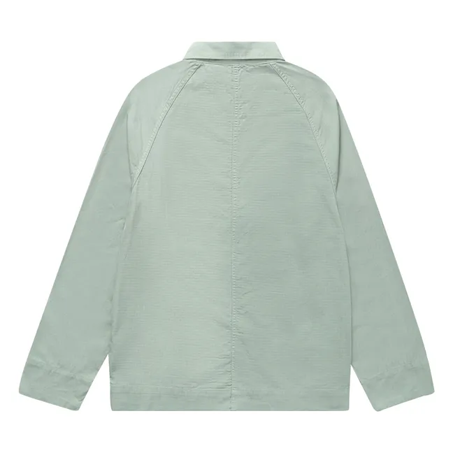 Giacca Foh in cotone organico Ripstop | Salvia