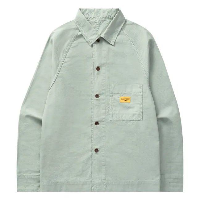 Giacca Foh in cotone organico Ripstop | Salvia