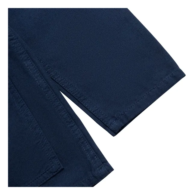 Giacca in cotone organico Canvas Chore | Blu marino
