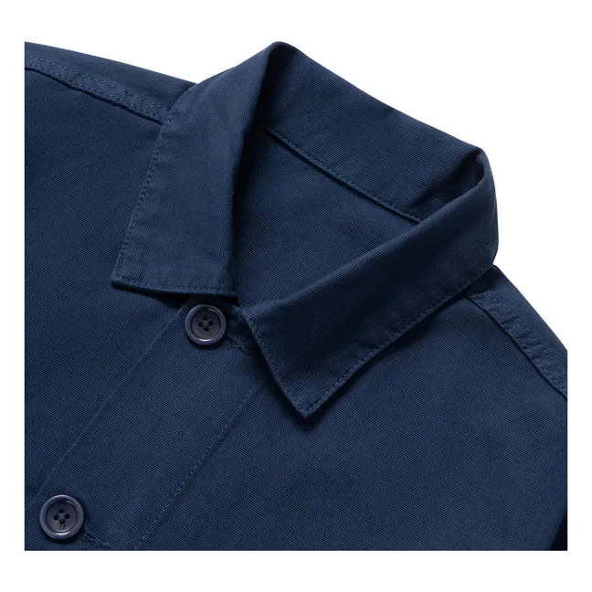 Giacca in cotone organico Canvas Chore | Blu marino