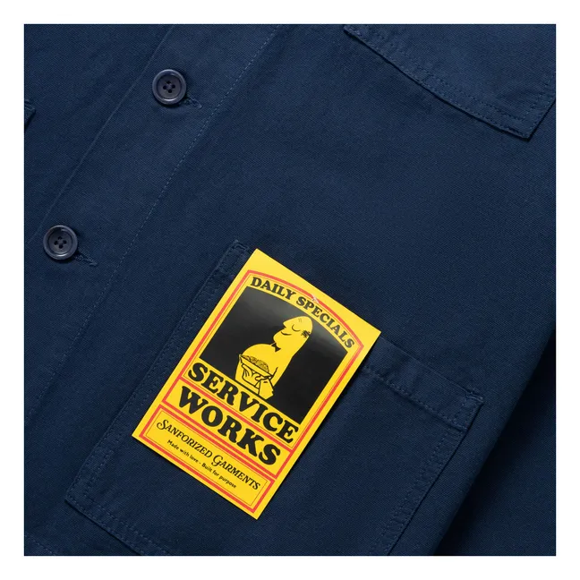Canvas Chore Jacke Bio-Baumwolle | Navy