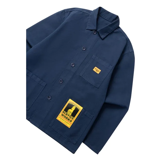 Giacca in cotone organico Canvas Chore | Blu marino