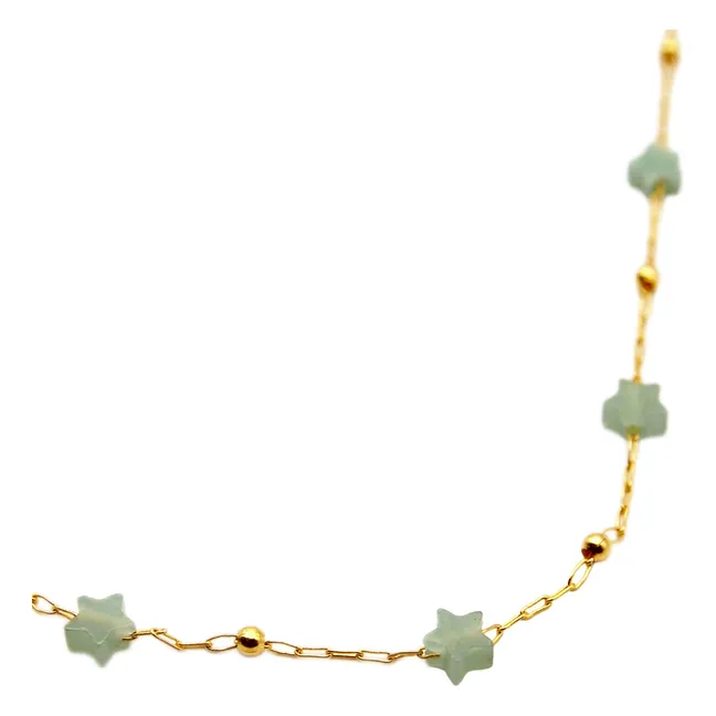Halskette Stone Star | Gold