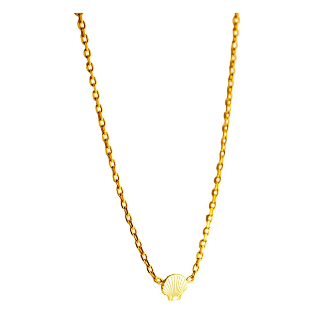 Halskette Muschel | Gold