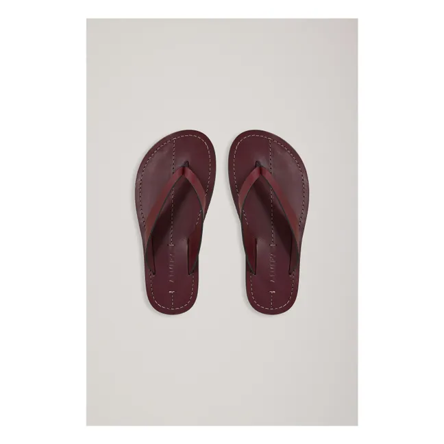 Flora-Sandalen | Burgunderrot