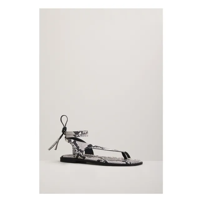 Sandales Heidi Snake | Gris