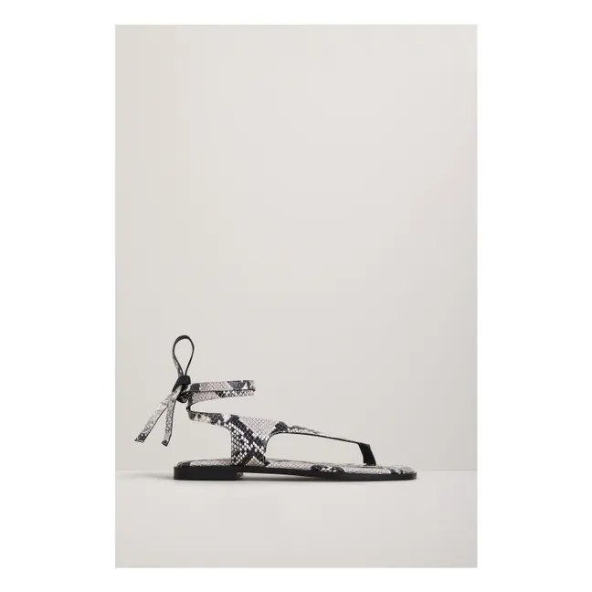 Sandales Heidi Snake | Gris