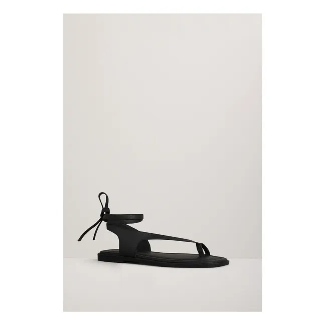 Heidi-Sandalen | Schwarz