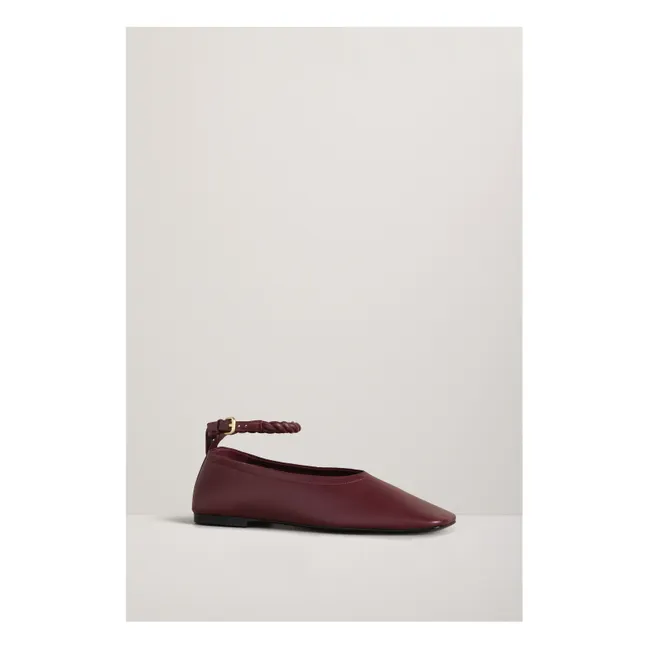 Steele Ballerinas | Burgunderrot