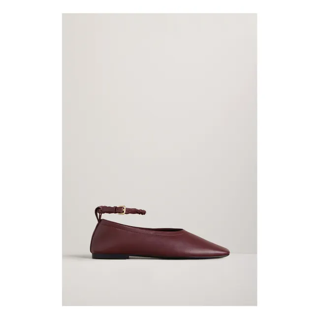 Steele Ballerinas | Burgunderrot