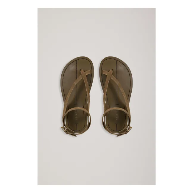 Sandales Millar Suede | Vert kaki