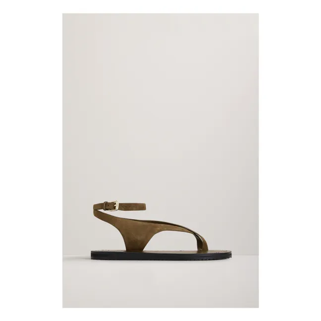 Sandales Millar Suede | Vert kaki