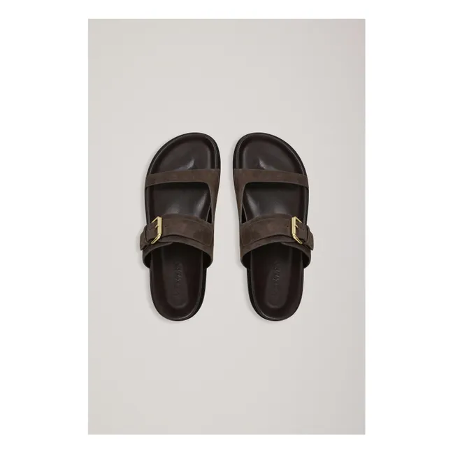Prince Suede Sandalen | Braun