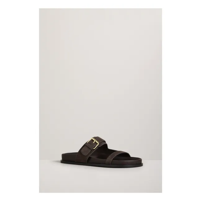 Prince Suede Sandalen | Braun