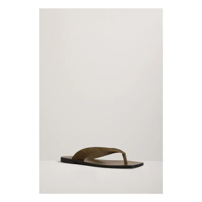 Sandales Kinto Suede | Vert kaki
