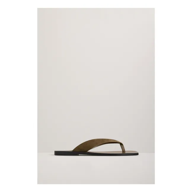 Sandales Kinto Suede | Vert kaki