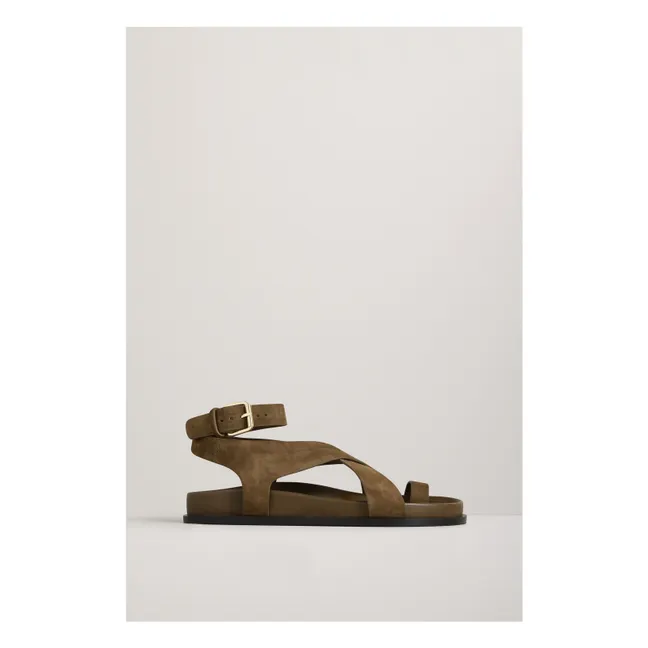 Jalen Suede Sandalen | Khaki