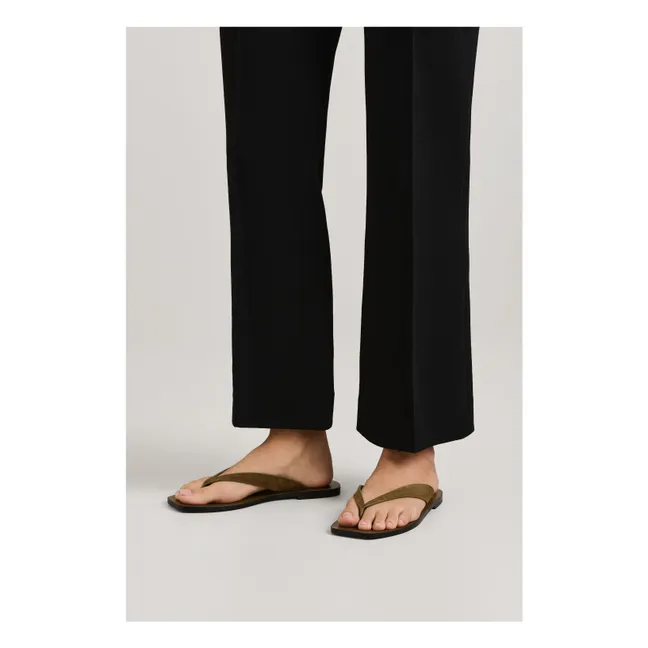 Sandales Kinto Suede | Vert kaki