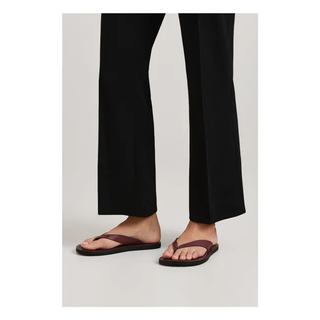 Flora-Sandalen | Burgunderrot