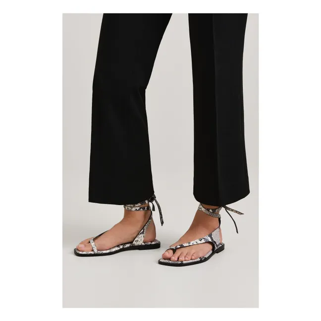 Sandalias Heidi Snake | Gris