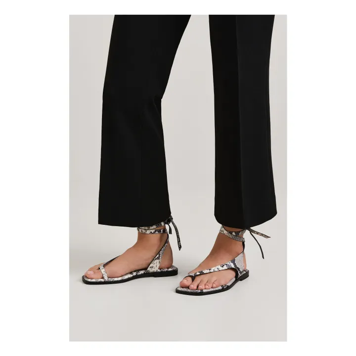 Sandales Heidi Snake | Gris- Image produit n°1