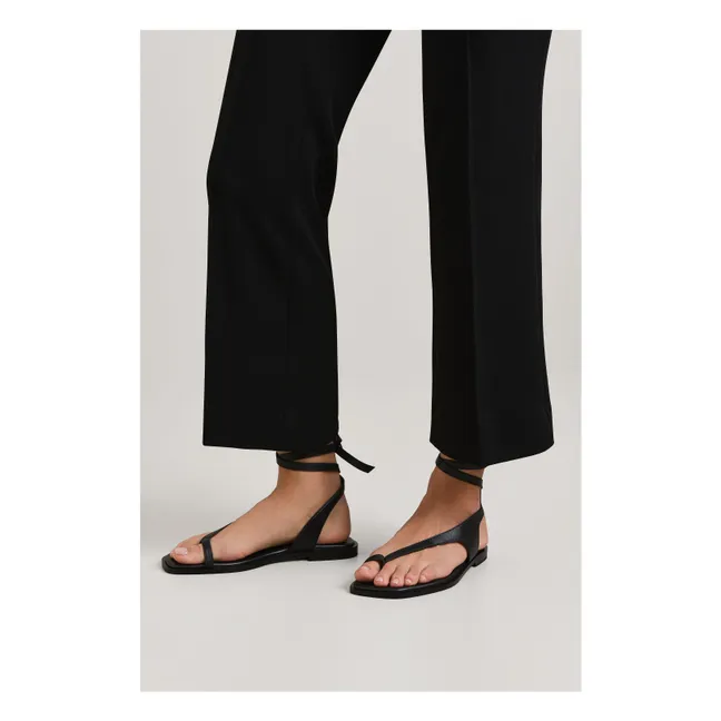 Heidi-Sandalen | Schwarz