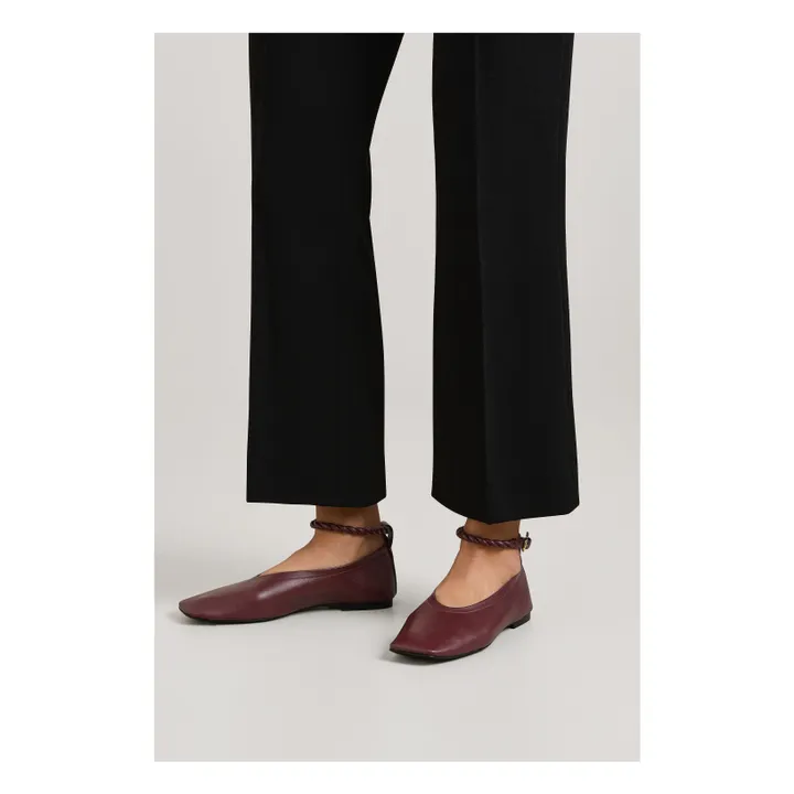 Ballerines Steele | Bordeaux- Image produit n°1