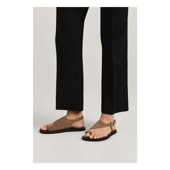 Milne Suede sandals | Beige- Product image n°1