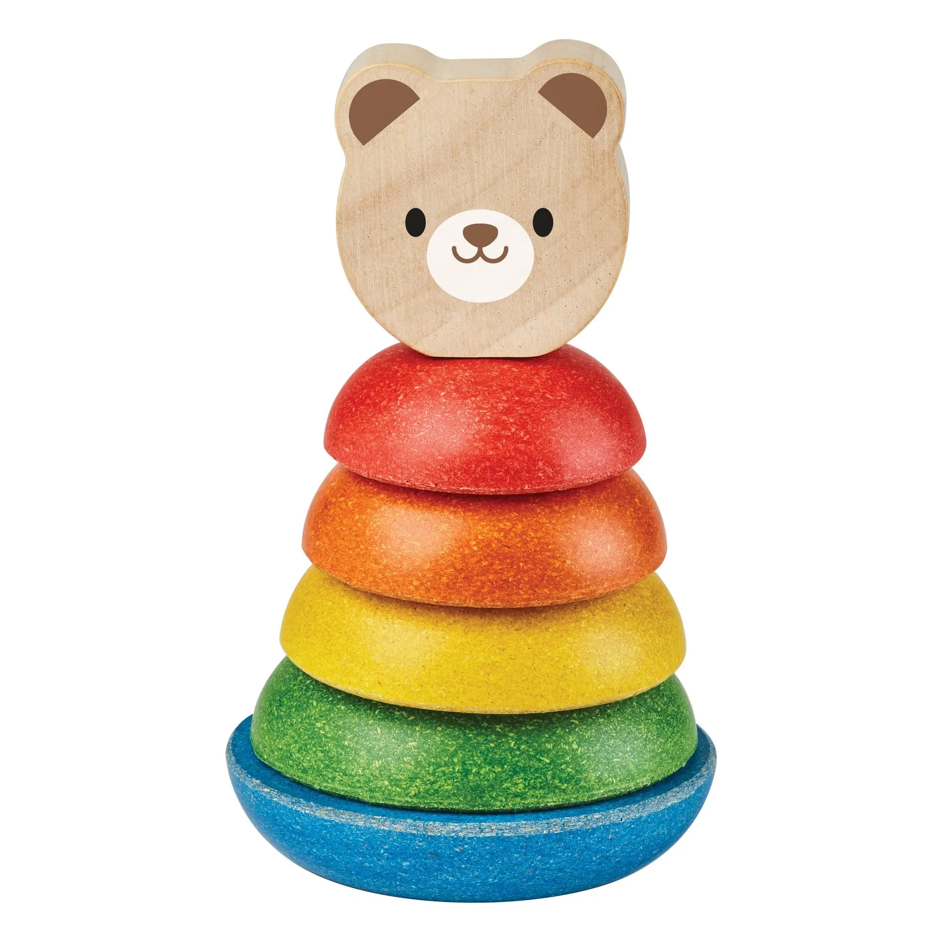 Plan Toys Multicoloured Stacking Bear