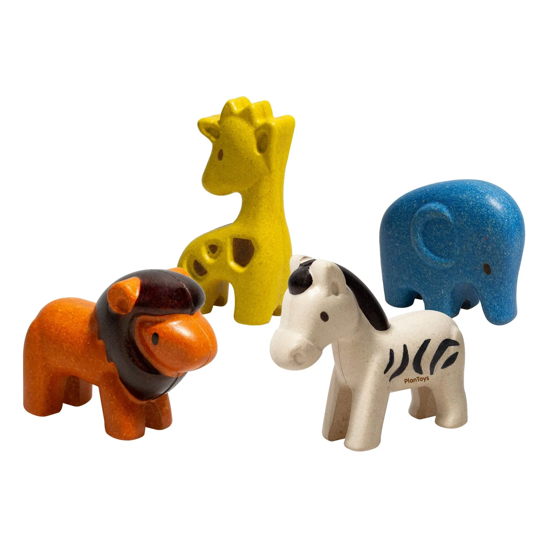 Plan Toys Multicoloured Savannah Animals
