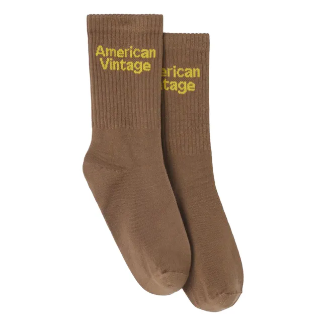 Chaussettes Clypsun | Brun