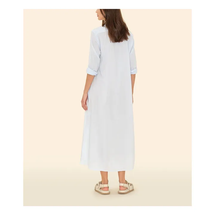 Robe Boden Popeline de Coton | Bleu ciel- Image produit n°5