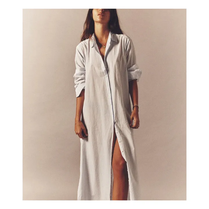Robe Boden Popeline de Coton | Bleu ciel- Image produit n°2