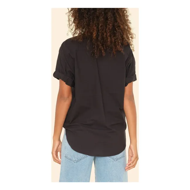 Chemise Channing Popeline de Coton | Noir
