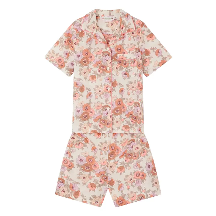 Pyjama Clive Liberty | Rose- Image produit n°0