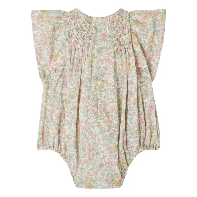 Edelili Liberty Organic Cotton romper | Ecru