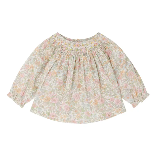 Bluse Griotte Liberty Bio-Baumwolle | Seidenfarben