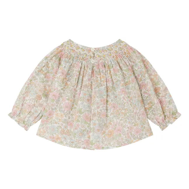Bluse Griotte Liberty Bio-Baumwolle | Seidenfarben