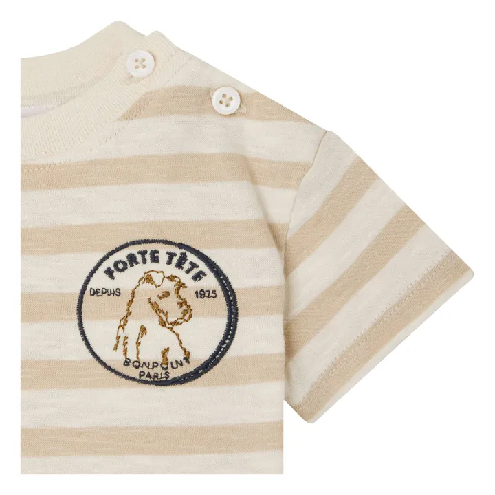 T-shirt Gaye Coton Bio | Crème- Image produit n°2