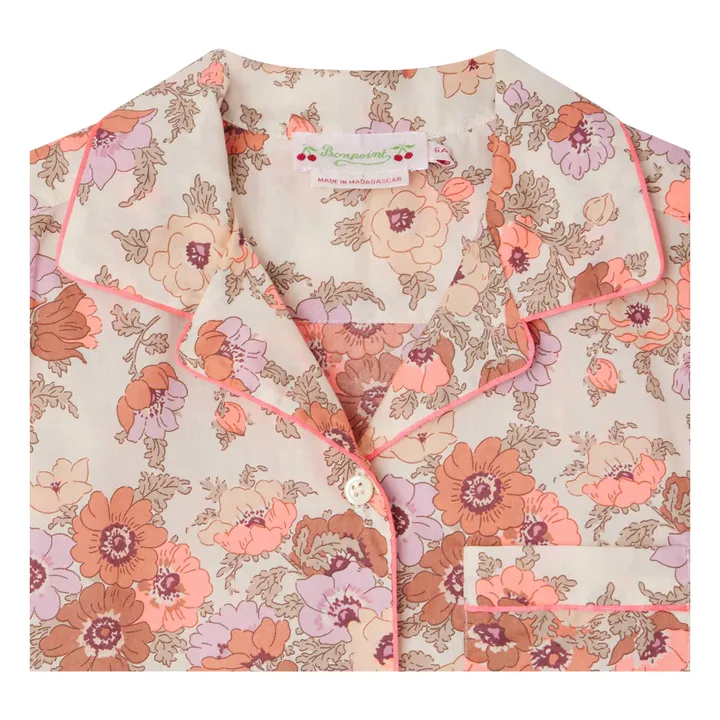 Pyjama Clive Liberty | Rose- Image produit n°2