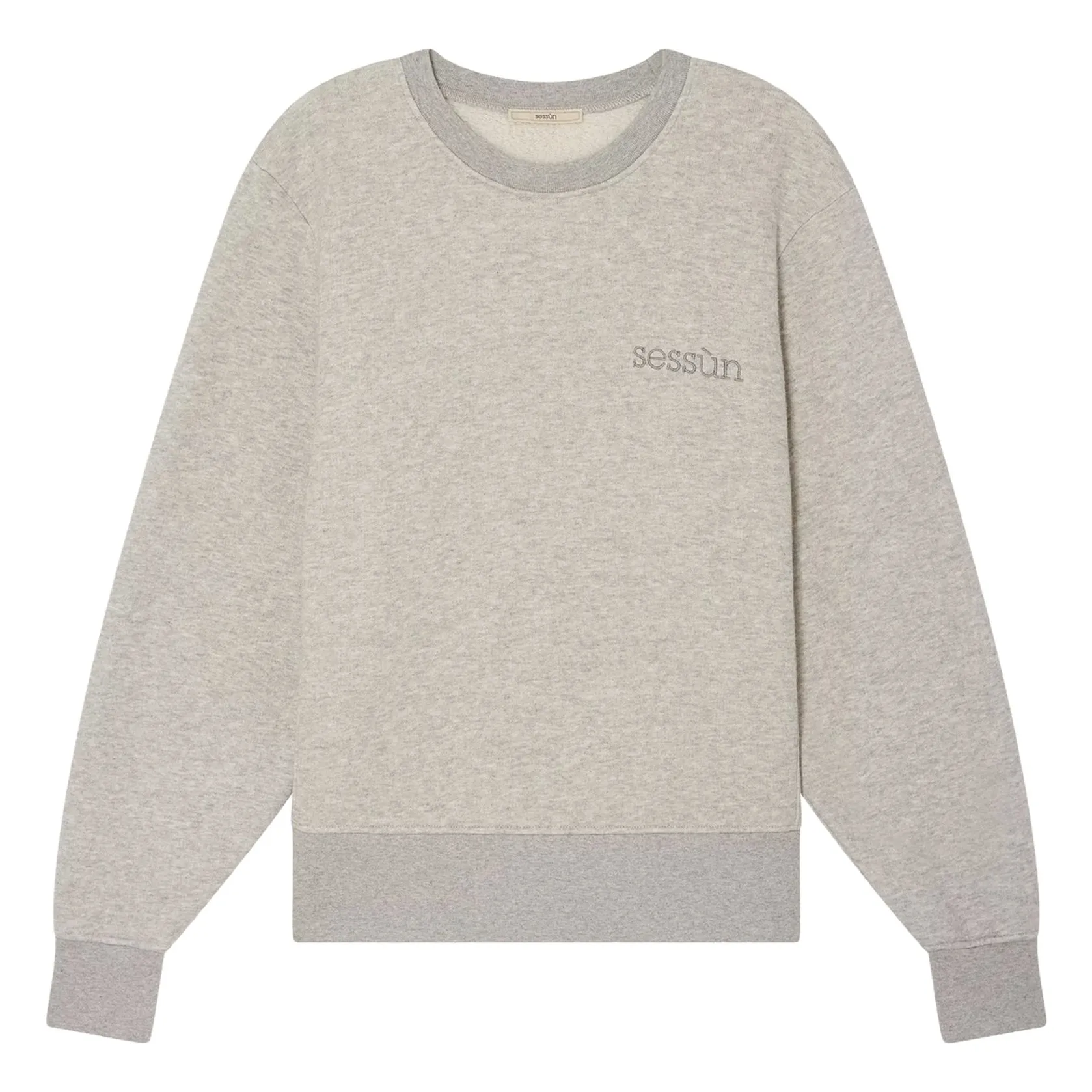 Sessùn Heather Grey Chill Sweat Organic Cotton