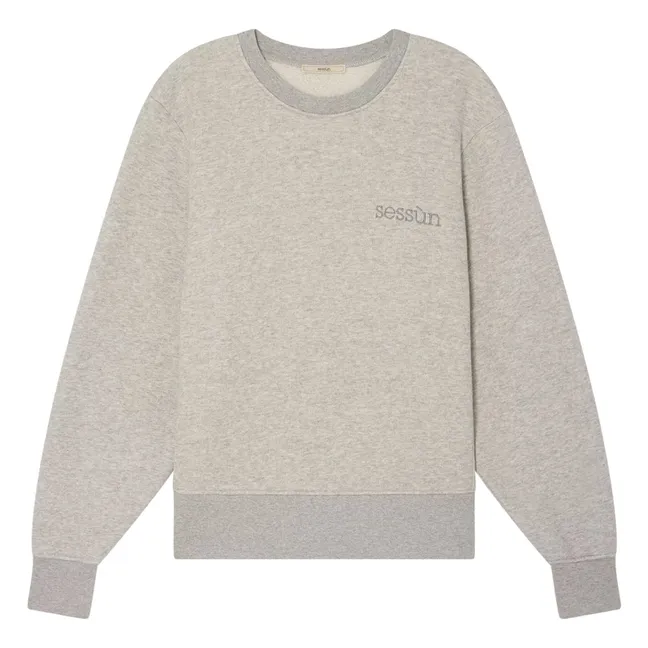 Sweat Chill Bio-Baumwolle | Grau Meliert