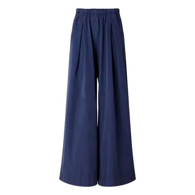 Pantalon Ridye Coton Bio | Bleu marine