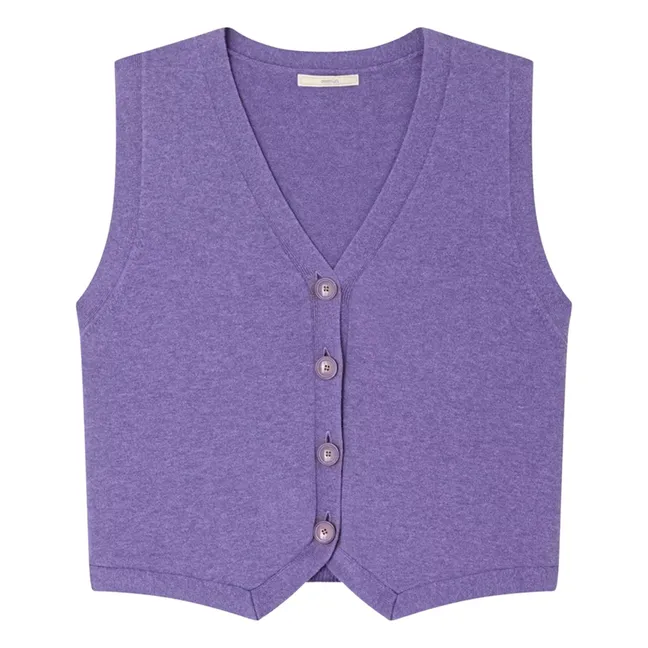 Giancarlo Sleeveless Vest | Purple