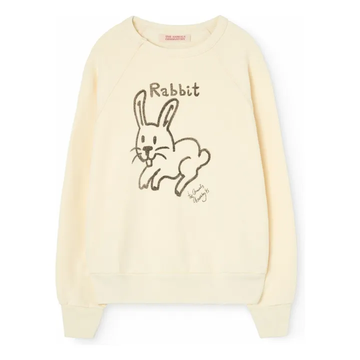Sweat Shark Lapin | Ecru- Image produit n°0