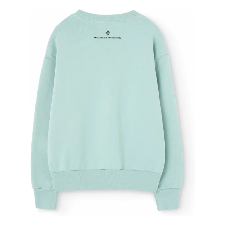 Sweat Bear Fleurs | Bleu pâle- Image produit n°3