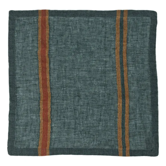 Serviette de table Hamlet Stripe | Gris anthracite