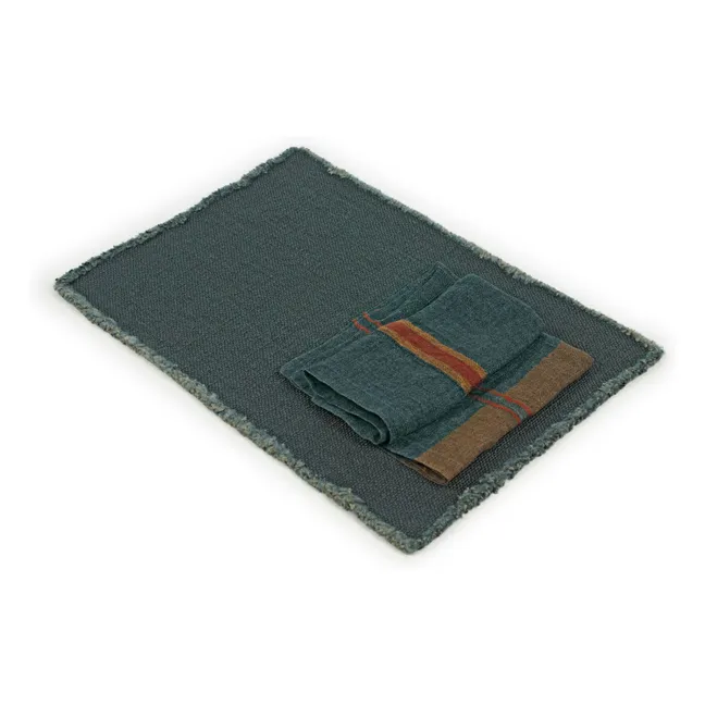 Mantel individual Jasper | Gris Antracita